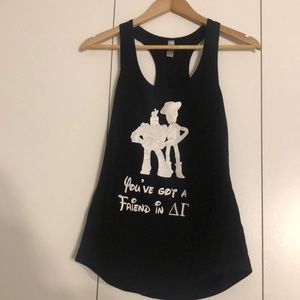 You’ve Got a Friend in DG Racerback Tank Top